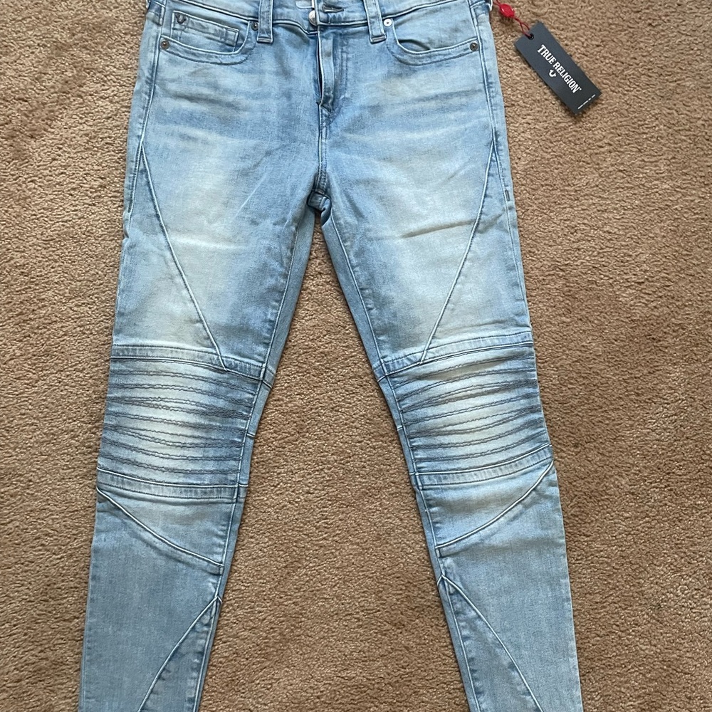 True Religion Women's Light Blue Skinny Jeans